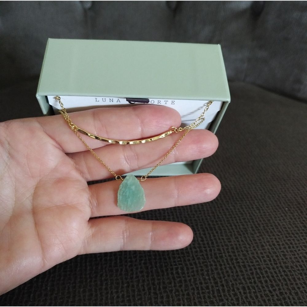 Luna🌙 Norte Double✌️ Gold Necklace Set - Picture 14 of 14